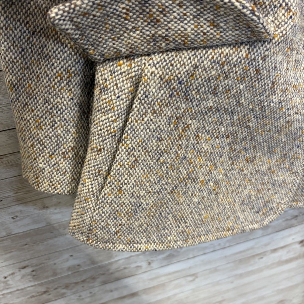 Vtg Hourihan by Jimmy Hourihan Womens 12 Blazer Beige Donegal Tweed Pure Wool - Picture 13 of 14